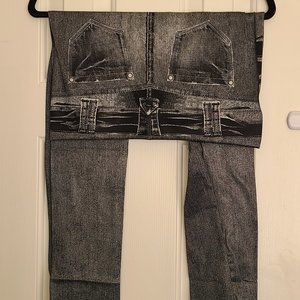 As seen on TV Jean Eez Black Jeggings